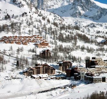 une vue de la station isola 2000.