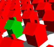evitez de placer votre maison en bas à gauche, dans la zone symbolisant les