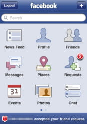 10 millions de mobinautes utilisent l'application facebook en france