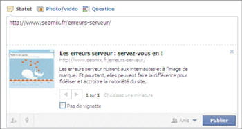 l'extension permet d'afficher la bonne image, la bonne description et le bon