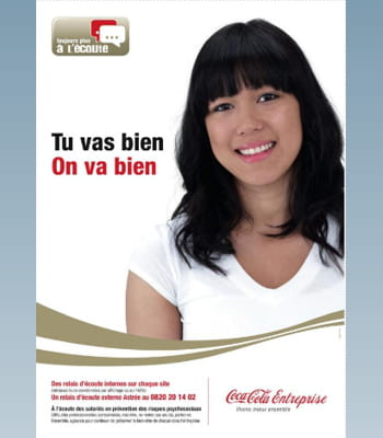 avec cette campagne l'entreprise montre qu'elle se préoccupe du bien-être de ses