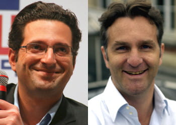 jonathan benassaya, co-fondateur de deezer (à gauche) va être épaulé par axel