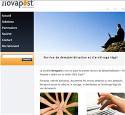 novapost, solution de dématérialisation et d'archivage pour les entreprises