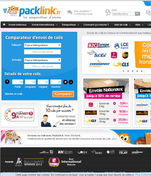 packlink compare les prix d'envois de colis.