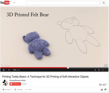cet ours en peluche a été modélisé et imprimé en 3d.