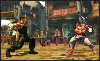 capture d'écran de l'édition 3ds de super street fighter 4