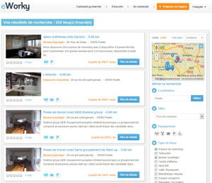 eworky référence 4 000 espaces de travail en france