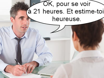 les supérieurs imposent parfois leur rythme.