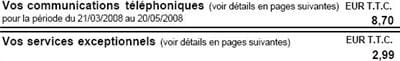 les services exceptionnels