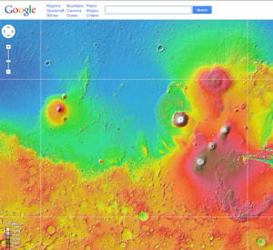 google mars