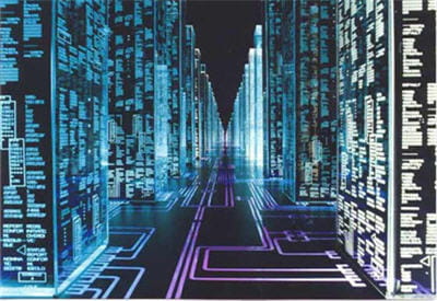 dans hackers (1995), une intrusion informatique devient une véritable plongée