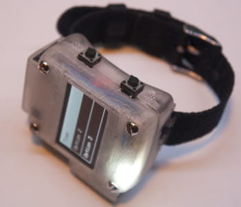 la montre oswatch, dont le modèle est téléchargeable et imprimable en 3d.