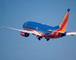 un boeing de southwest airlines.
