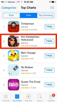 kim k ranking