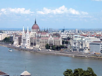 une vue de budapest.