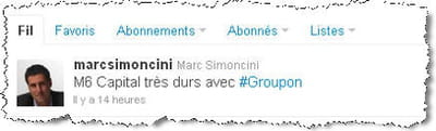 son tweet sur une émission de capital.