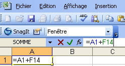 insérer une formule