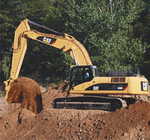 les chenilles des engins caterpillar ont donné leur nom à la marque.