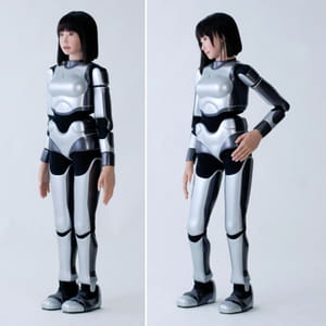 le robot ucroa, futur top model.