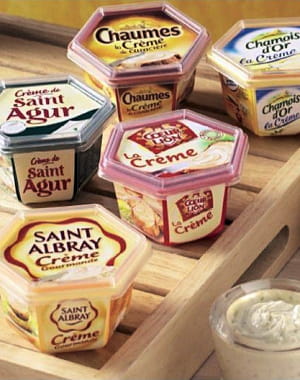 après le succès de la crème de saint-agur, bongrain a décliné toutes ses marques