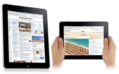 l'ipad est pensé pour un confort de lecture optimum