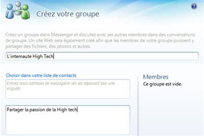 formez un groupe et ne ratez rien en votre absence.