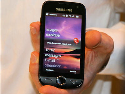 windows mobile 6.5 sur mobile samsung