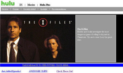 les x files en avant première sur hulu