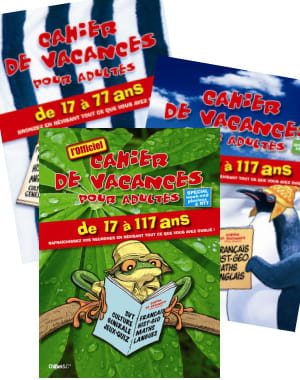 quatre cahiers de vacances ont déjà été édités par chiflet&cie, la maison