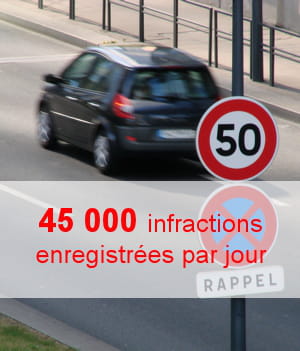 les transmissions des infractions se font par liaison adsl.