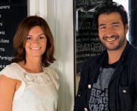 les deux fondateurs, nathalie davis et armand taïeb.