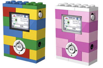 des lecteurs mp3 qui évoquent les bons vieux lego