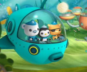 capitaine ours barnacles, lieutenant chaton kwazii et docteur pingouin peso dans