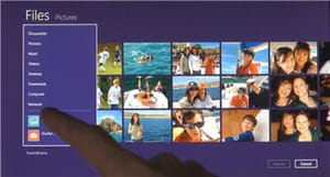 l'interface tactile de windows 8, dévoilée en juin dernier.