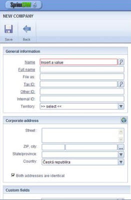 l'ergonomie de la fiche client a des similitudes avec microsoft dynamics.