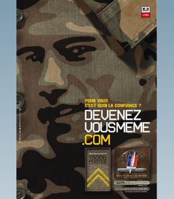'devenez-vous même' avec l'armée de terre.