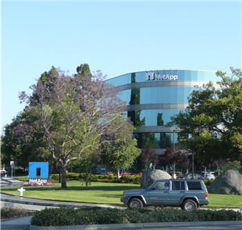 le siège de netapp, à sunnyvale en californie.