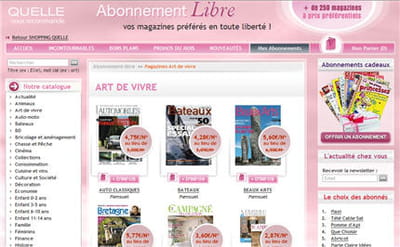 abonnements magazines en marque blanche, chez quelle