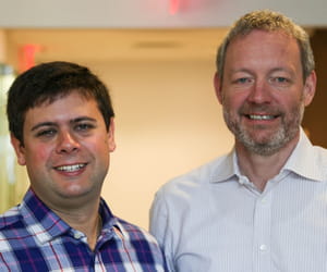 eliot horowitz et dwight merriman, co-fondateurs de mongodb.