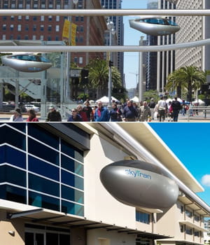 avec le skytran, on peut réserver son transport avec un smartphone.