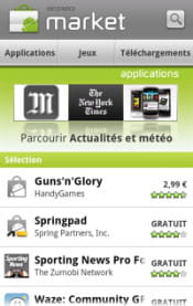 android market de google fait partie des applications non mesurées par