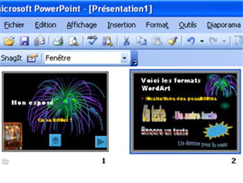 l'option trieuse de diapositives dans powerpoint