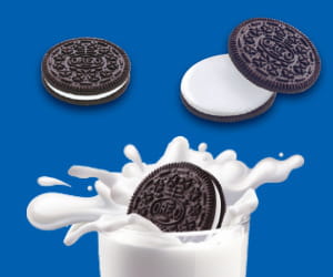 'tournez, goutez, plongez' : oreo veut imposer un rituel de dégustation.