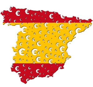 l'espagne est en difficulté financière.