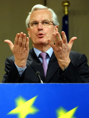 michel barnier, commissaire européen au marché intérieur.