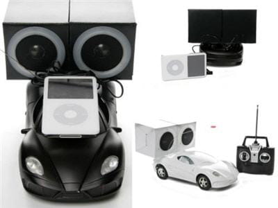 des enceintes pour ipod télécommandées !