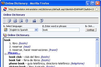 copie d'écran du module im translator