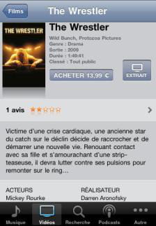 l'application iphone de warner bros