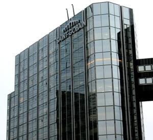 le siège de saint gobain, à la défense.