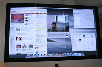 l'imac en utilisation internet